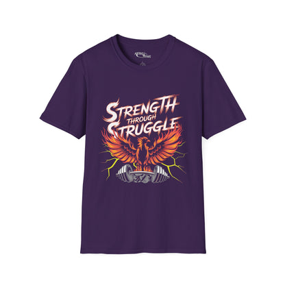 Strength Through Struggle Phoenix T-Shirt — Astra Starz Graphic Fitness Tee