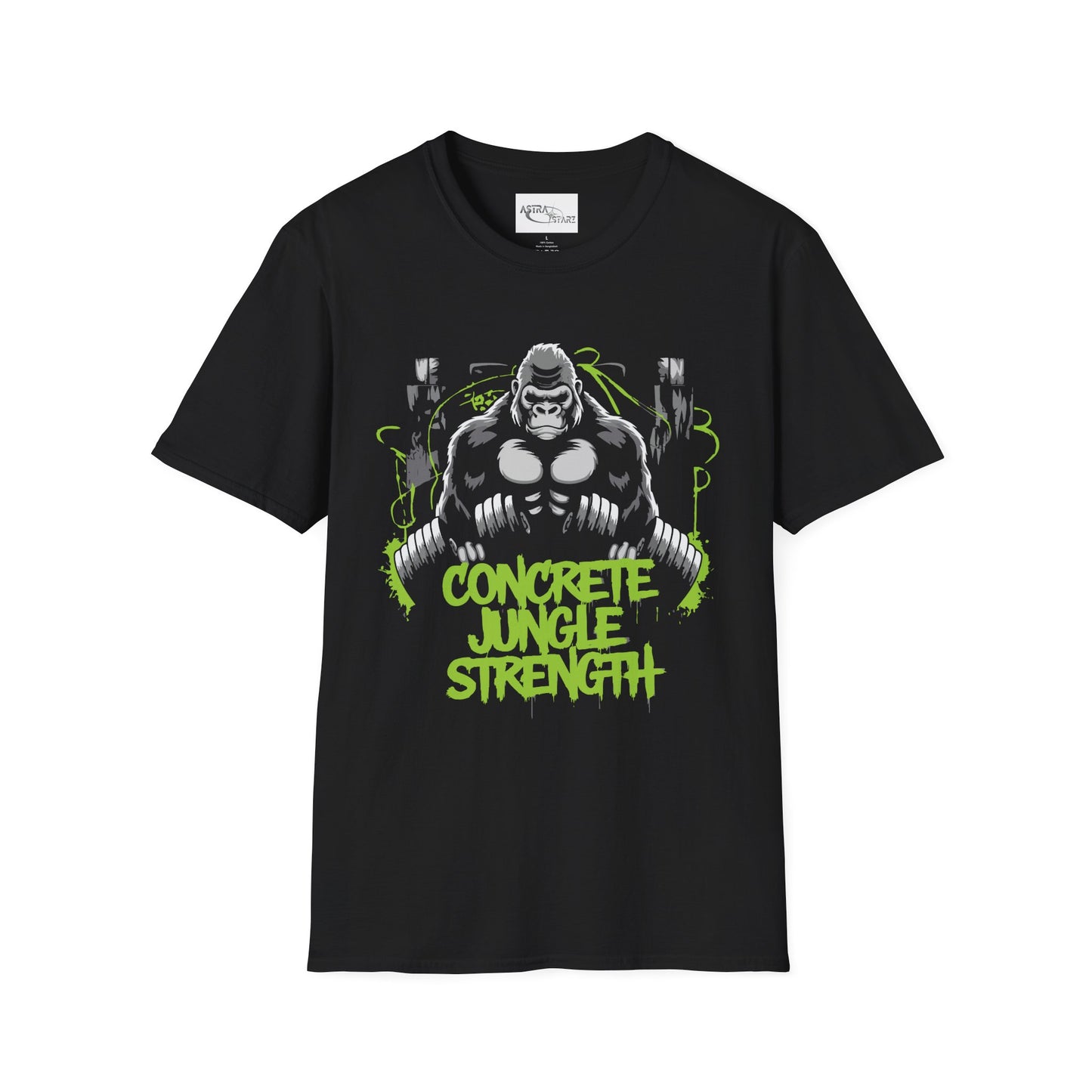Concrete Jungle Strength T-Shirt | Gorilla Fitness Graphic Tee