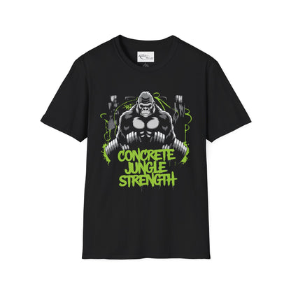 Concrete Jungle Strength T-Shirt | Gorilla Fitness Graphic Tee