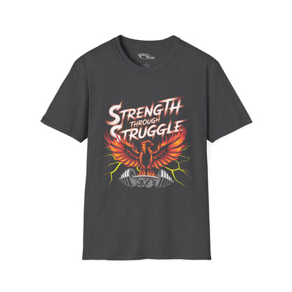 Strength Through Struggle Phoenix T-Shirt — Astra Starz Graphic Fitness Tee