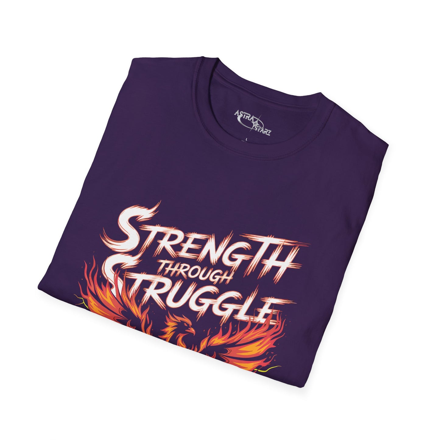 Strength Through Struggle Phoenix T-Shirt — Astra Starz Graphic Fitness Tee