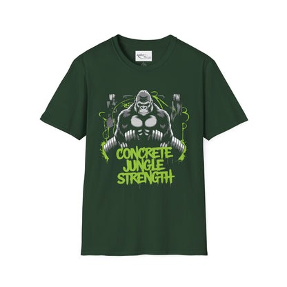 Concrete Jungle Strength T-Shirt | Gorilla Fitness Graphic Tee