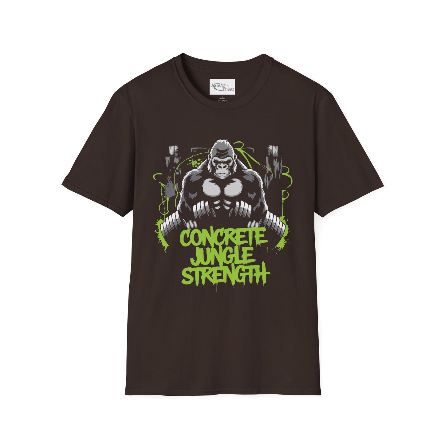 Concrete Jungle Strength T-Shirt | Gorilla Fitness Graphic Tee