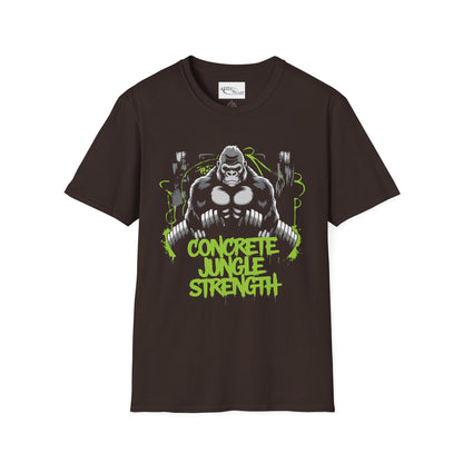 Concrete Jungle Strength T-Shirt | Gorilla Fitness Graphic Tee