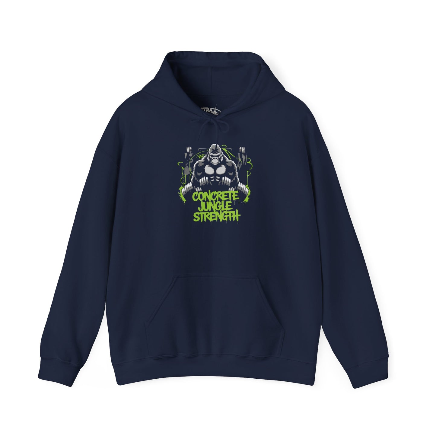 Concrete Jungle Strength Hoodie — Gorilla Gym Weightlifting Hoodie