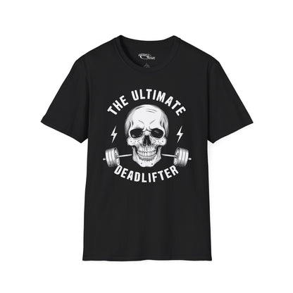 The Ultimate Deadlifter T-Shirt — Skull Barbell Gym Tee