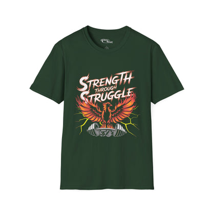 Strength Through Struggle Phoenix T-Shirt — Astra Starz Graphic Fitness Tee