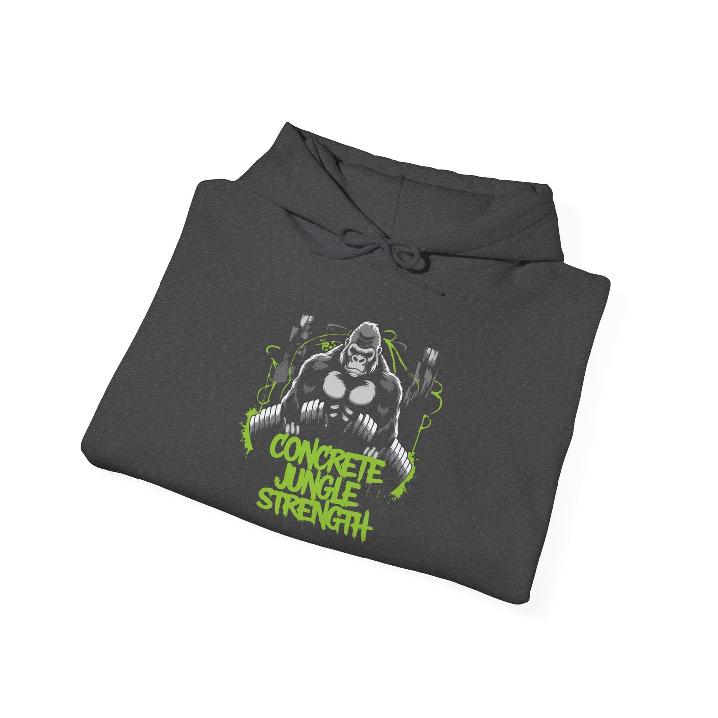 Concrete Jungle Strength Hoodie — Gorilla Gym Weightlifting Hoodie