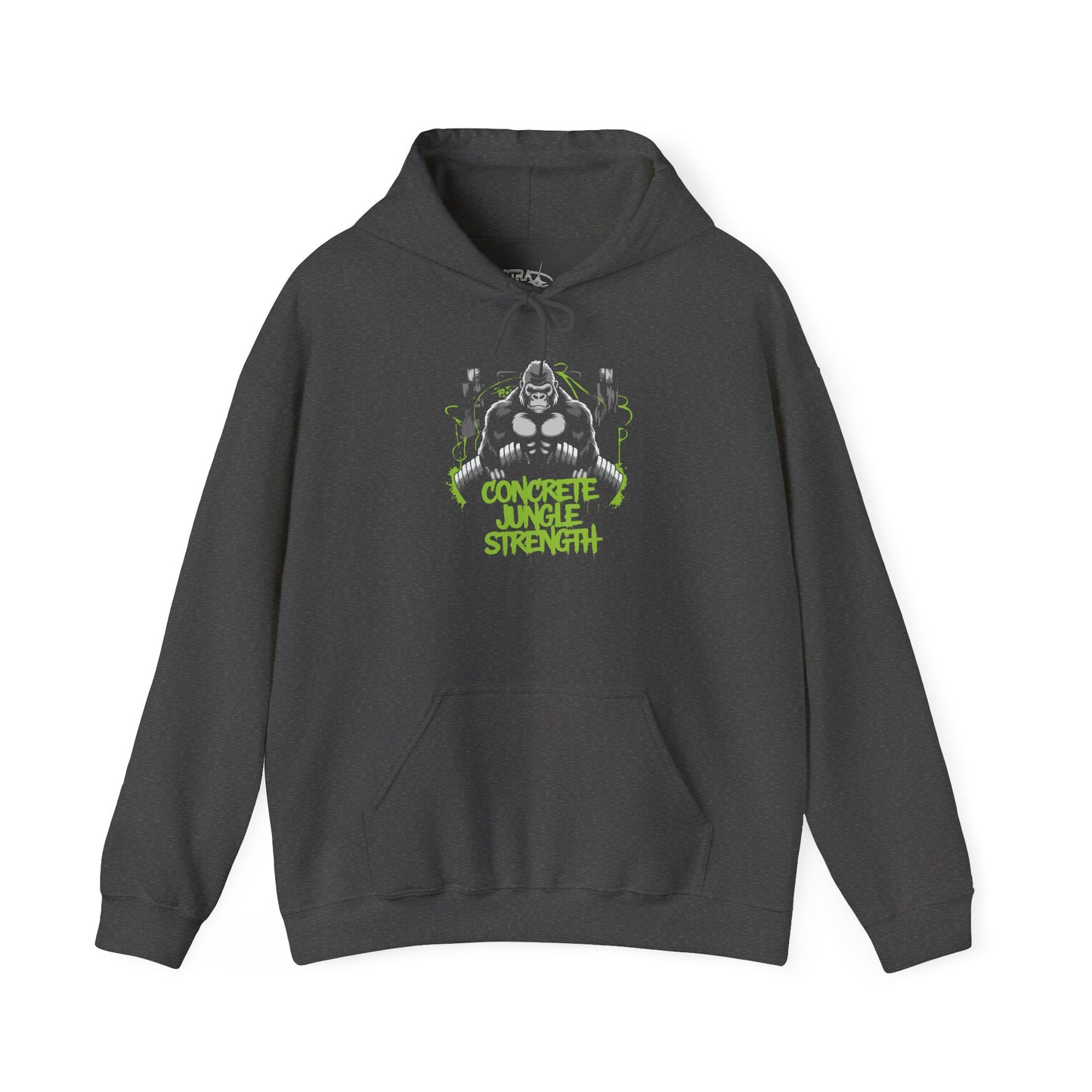 Concrete Jungle Strength Hoodie — Gorilla Gym Weightlifting Hoodie