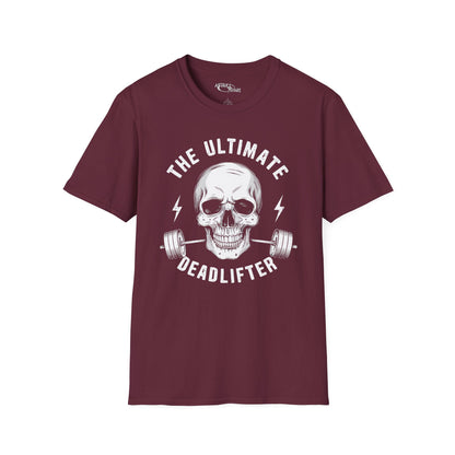The Ultimate Deadlifter T-Shirt — Skull Barbell Gym Tee