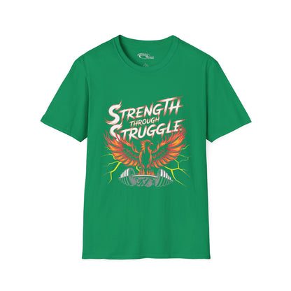 Strength Through Struggle Phoenix T-Shirt — Astra Starz Graphic Fitness Tee