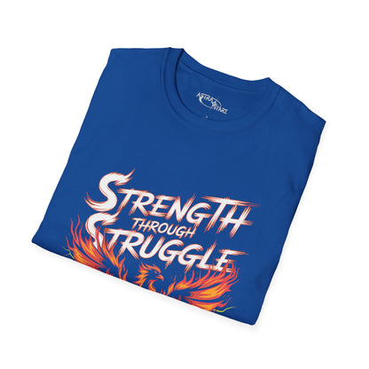 Strength Through Struggle Phoenix T-Shirt — Astra Starz Graphic Fitness Tee