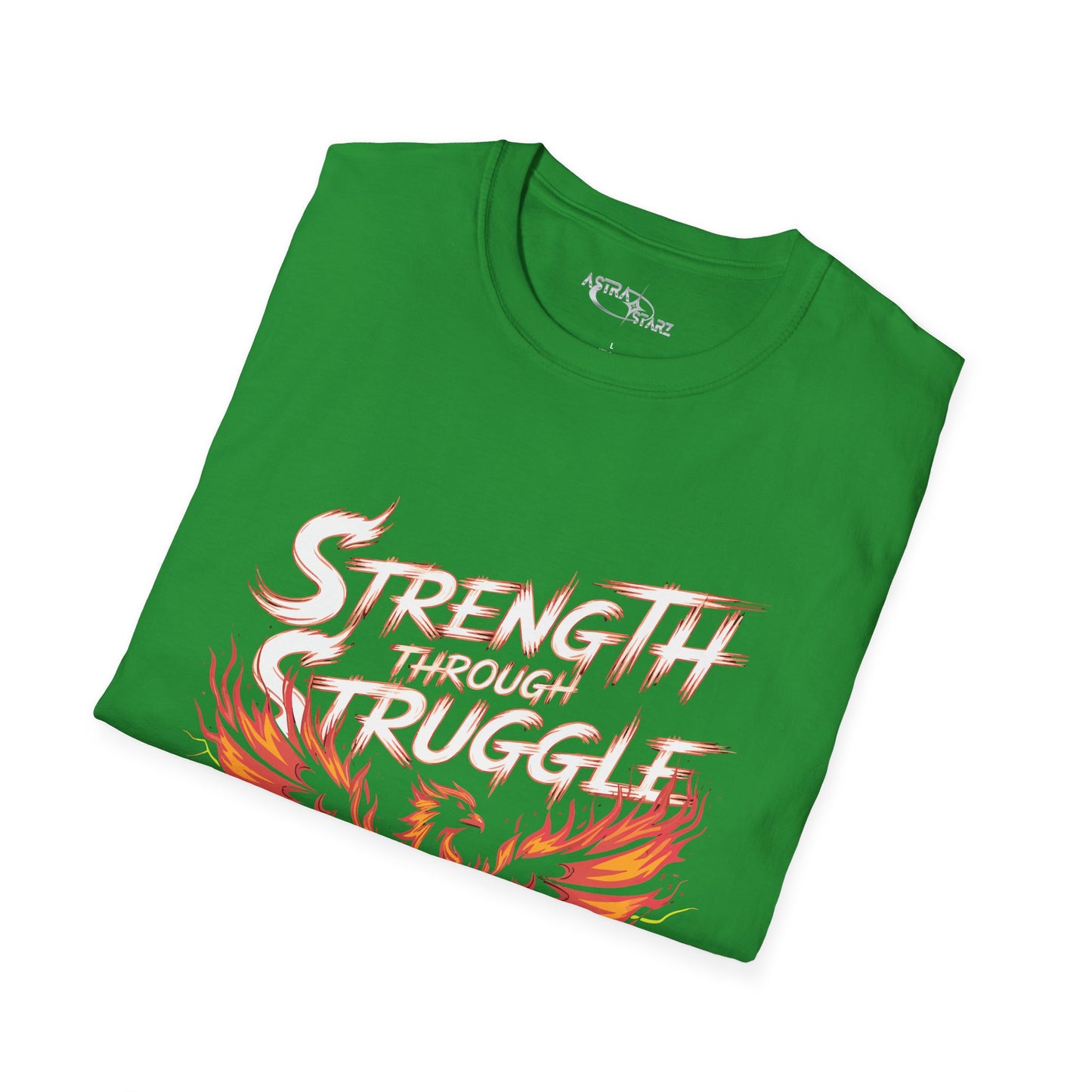 Strength Through Struggle Phoenix T-Shirt — Astra Starz Graphic Fitness Tee