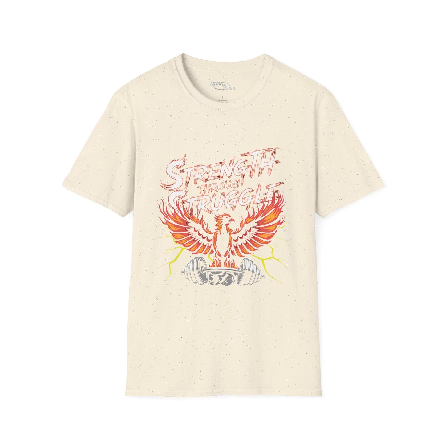 Strength Through Struggle Phoenix T-Shirt — Astra Starz Graphic Fitness Tee