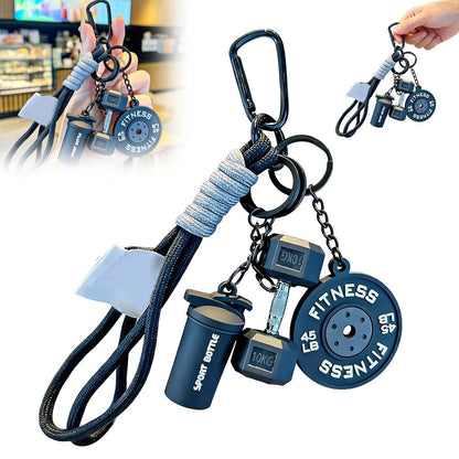 4-Pack Mini Gym Keychain Set
