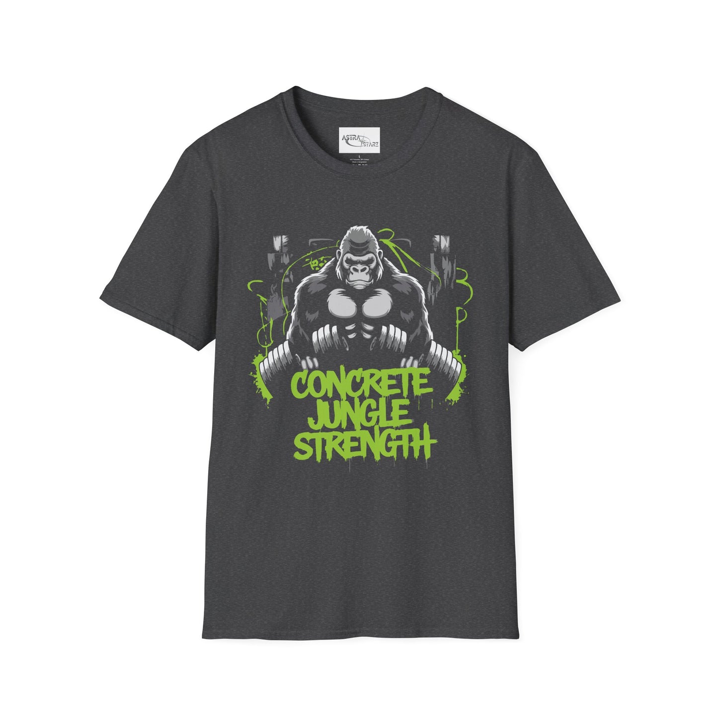 Concrete Jungle Strength T-Shirt | Gorilla Fitness Graphic Tee