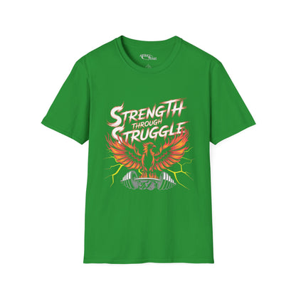 Strength Through Struggle Phoenix T-Shirt — Astra Starz Graphic Fitness Tee