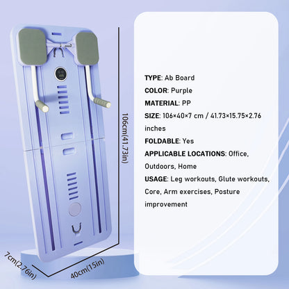 Ab & Push-up Workout Board- Yoga
