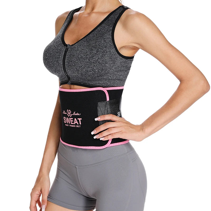 Waist Trimmer for Women Men Sweat Band Waist Trainer Corset Stomach Wraps for Weight Loss Neoprene Body Shaper Belt Shapewear