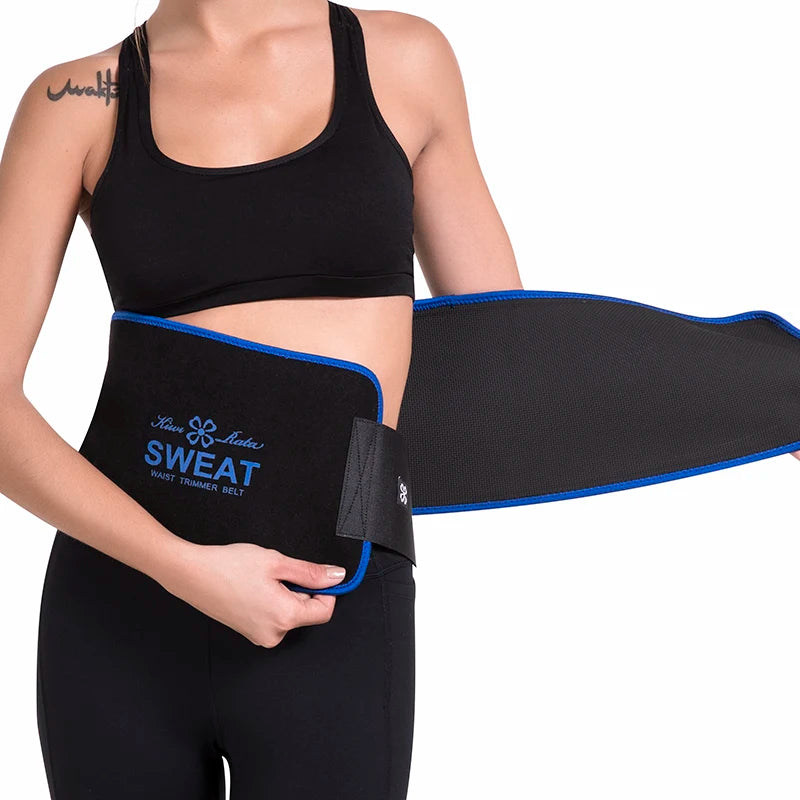 Waist Trimmer for Women Men Sweat Band Waist Trainer Corset Stomach Wraps for Weight Loss Neoprene Body Shaper Belt Shapewear