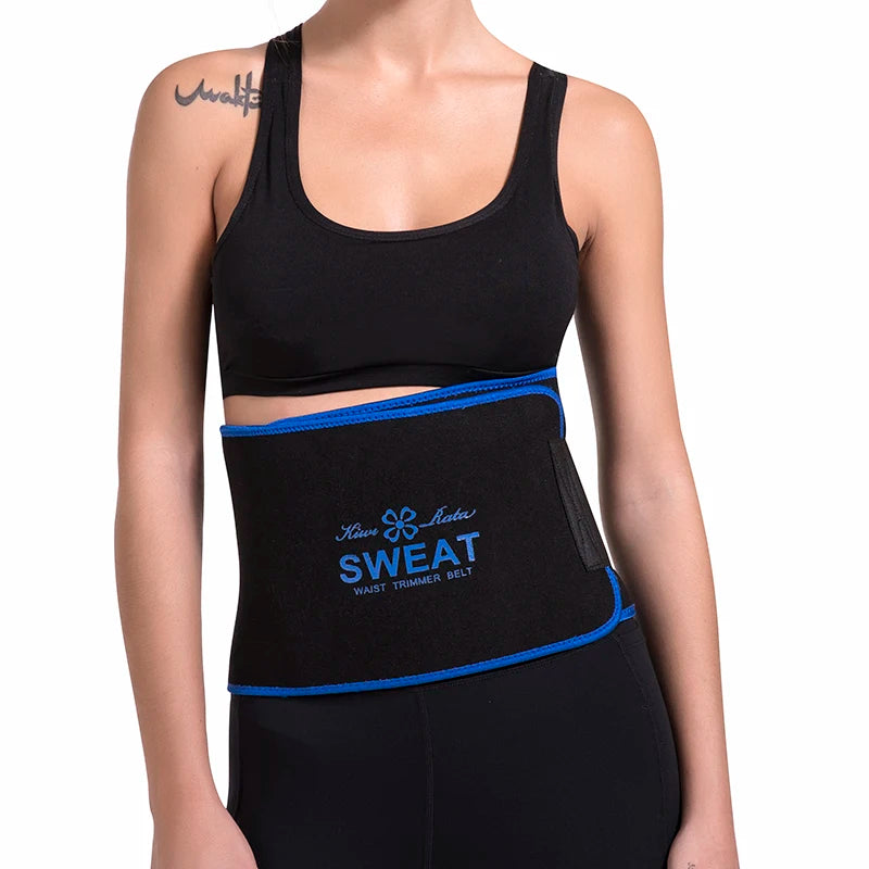 Waist Trimmer for Women Men Sweat Band Waist Trainer Corset Stomach Wraps for Weight Loss Neoprene Body Shaper Belt Shapewear