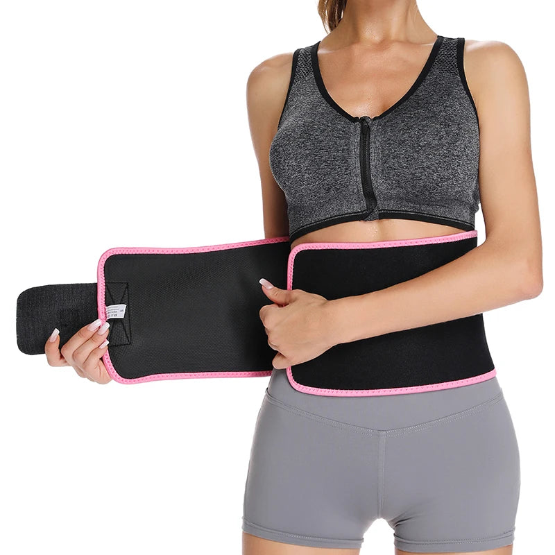 Waist Trimmer for Women Men Sweat Band Waist Trainer Corset Stomach Wraps for Weight Loss Neoprene Body Shaper Belt Shapewear