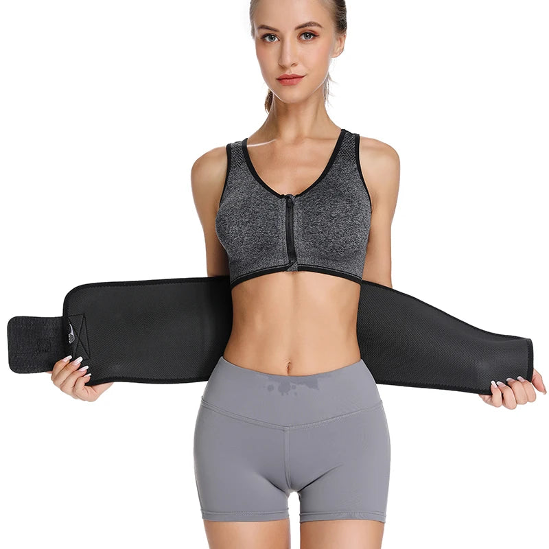 Waist Trimmer for Women Men Sweat Band Waist Trainer Corset Stomach Wraps for Weight Loss Neoprene Body Shaper Belt Shapewear