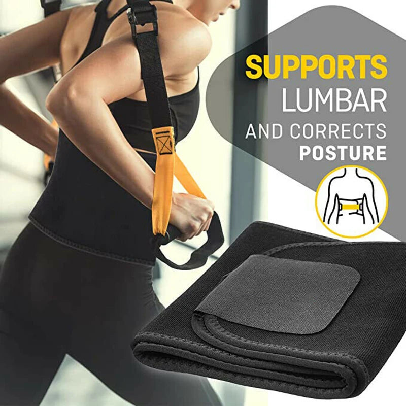 Waist Trimmer for Women Men Sweat Band Waist Trainer Corset Stomach Wraps for Weight Loss Neoprene Body Shaper Belt Shapewear