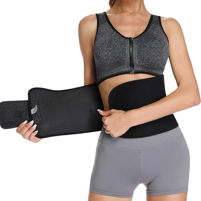Waist Trimmer for Women Men Sweat Band Waist Trainer Corset Stomach Wraps for Weight Loss Neoprene Body Shaper Belt Shapewear