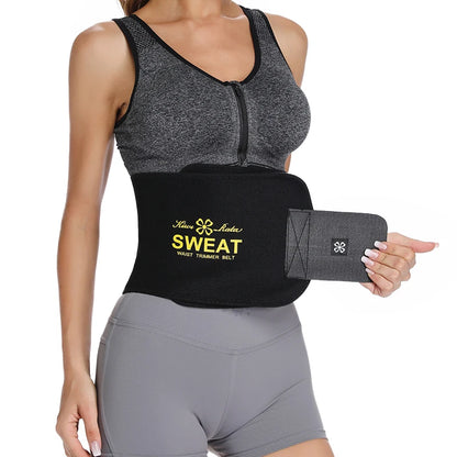 Waist Trimmer for Women Men Sweat Band Waist Trainer Corset Stomach Wraps for Weight Loss Neoprene Body Shaper Belt Shapewear