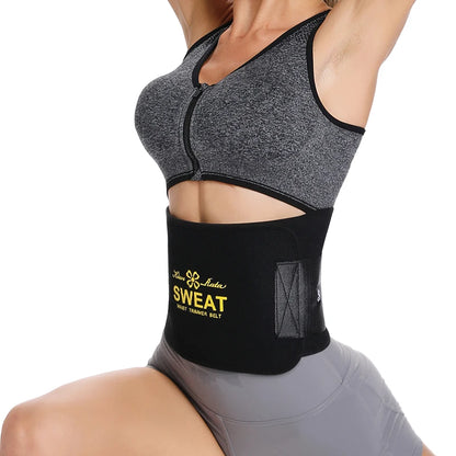 Waist Trimmer for Women Men Sweat Band Waist Trainer Corset Stomach Wraps for Weight Loss Neoprene Body Shaper Belt Shapewear