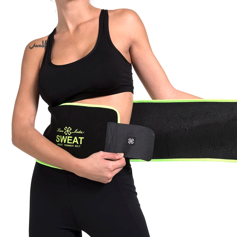 Waist Trimmer for Women Men Sweat Band Waist Trainer Corset Stomach Wraps for Weight Loss Neoprene Body Shaper Belt Shapewear