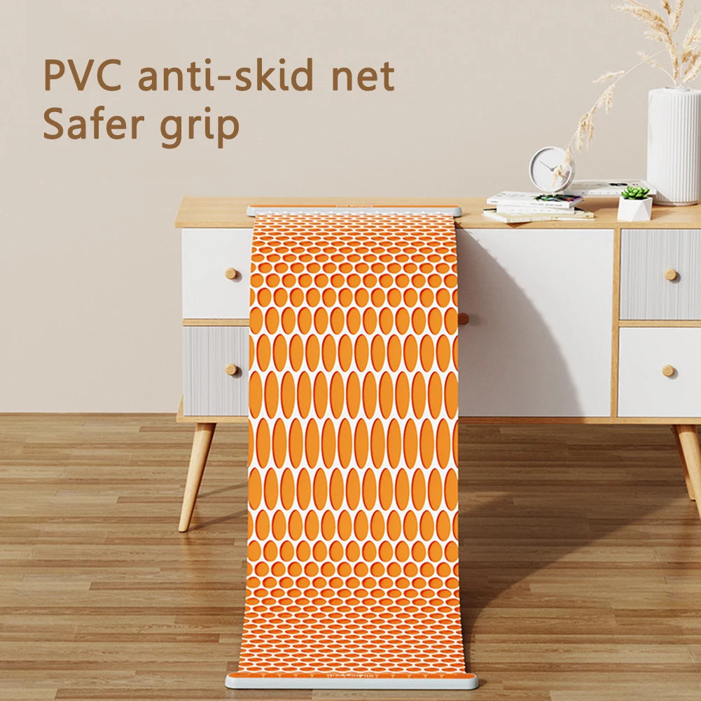 180/200CM Yoga Sliding Mat Sport Fitness Glide Pilates Skating Training Board Mat for Ice Hockey Roller Skating Leg Exercise