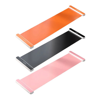 180/200CM Yoga Sliding Mat Sport Fitness Glide Pilates Skating Training Board Mat for Ice Hockey Roller Skating Leg Exercise