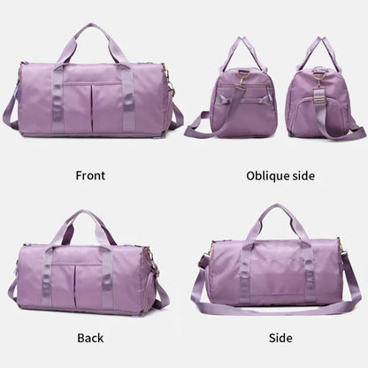 Stylish Unisex Waterproof Yoga Bag with Dry-Wet Separation, Large Capacity for Sports, Fitness, and Travel –Indoor & Outdoor Use