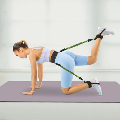 Jump Resistance Band Kit Leg Strength Resistance Band TPE Adjustable Vertical Jump Trainer Gym Equipment Accessories