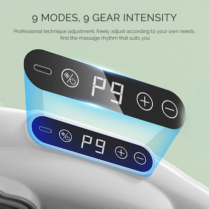 18-Head Fascia Gun High Frequency Vibration Deep Tissue Muscle Stimulate Muscle Fascia Body Massager Red Light Masajeador