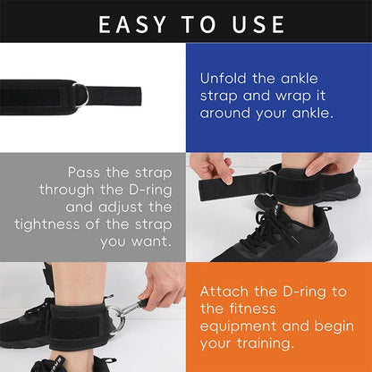 Exercising Resistance Belt, Puller, Leg Strength Training, Tie Strap, Foot Loop Buckle, Elastic Rope Protector, Edge Protection