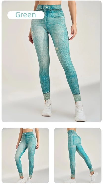 2 Pack Women's High Waisted Sexy Butt Lifting Seamless Solid Color Yoga Leggings Elastic And Breathable Fitness Sports Pants