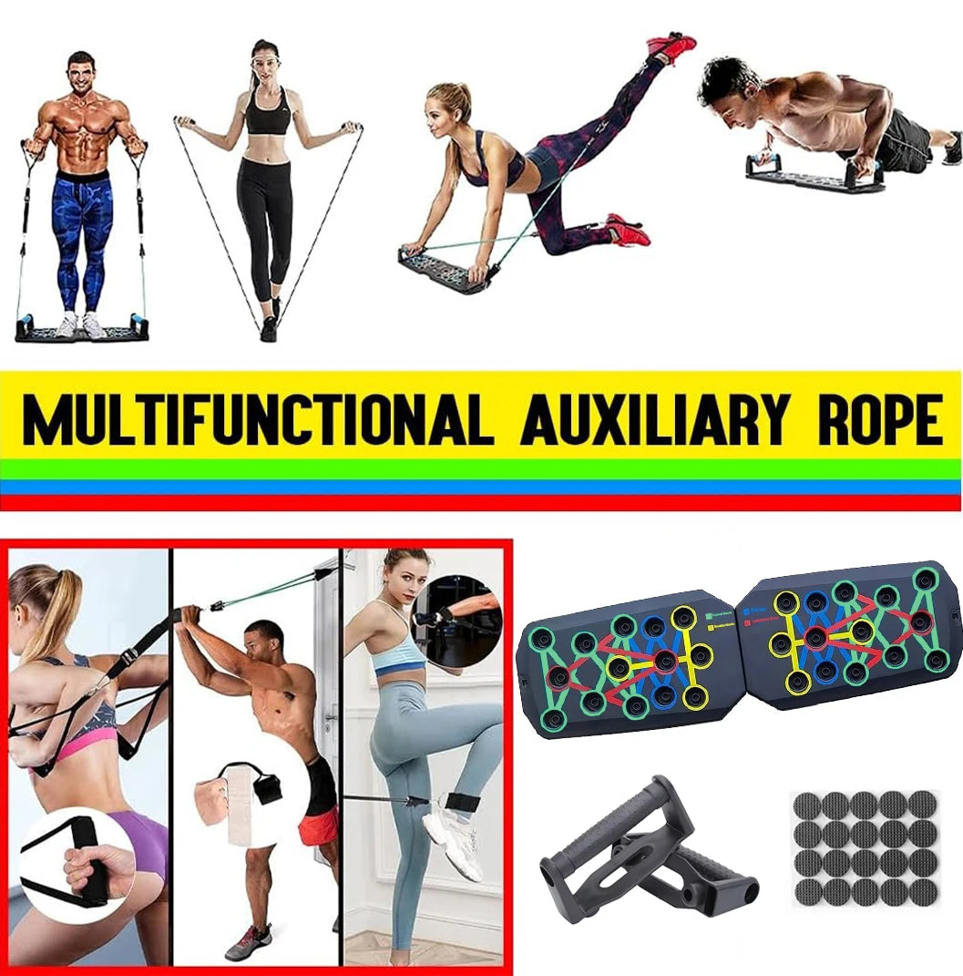 Push-up Board Set Portable Multifunctional Push-up Bar Foldable Fitness Equipment For Chest Abdomen Arms/Back Training
