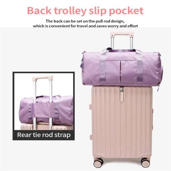 Stylish Unisex Waterproof Yoga Bag with Dry-Wet Separation, Large Capacity for Sports, Fitness, and Travel –Indoor & Outdoor Use