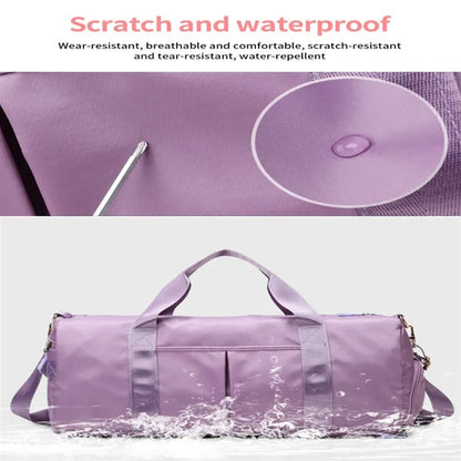 Stylish Unisex Waterproof Yoga Bag with Dry-Wet Separation, Large Capacity for Sports, Fitness, and Travel –Indoor & Outdoor Use