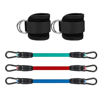 Exercising Resistance Belt, Puller, Leg Strength Training, Tie Strap, Foot Loop Buckle, Elastic Rope Protector, Edge Protection