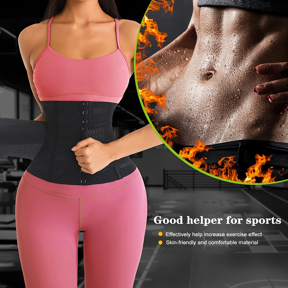 Waist Trainer for Women Underbust Waist Cincher Corset Tummy Control Sport Girdle Hourglass Body Shaper