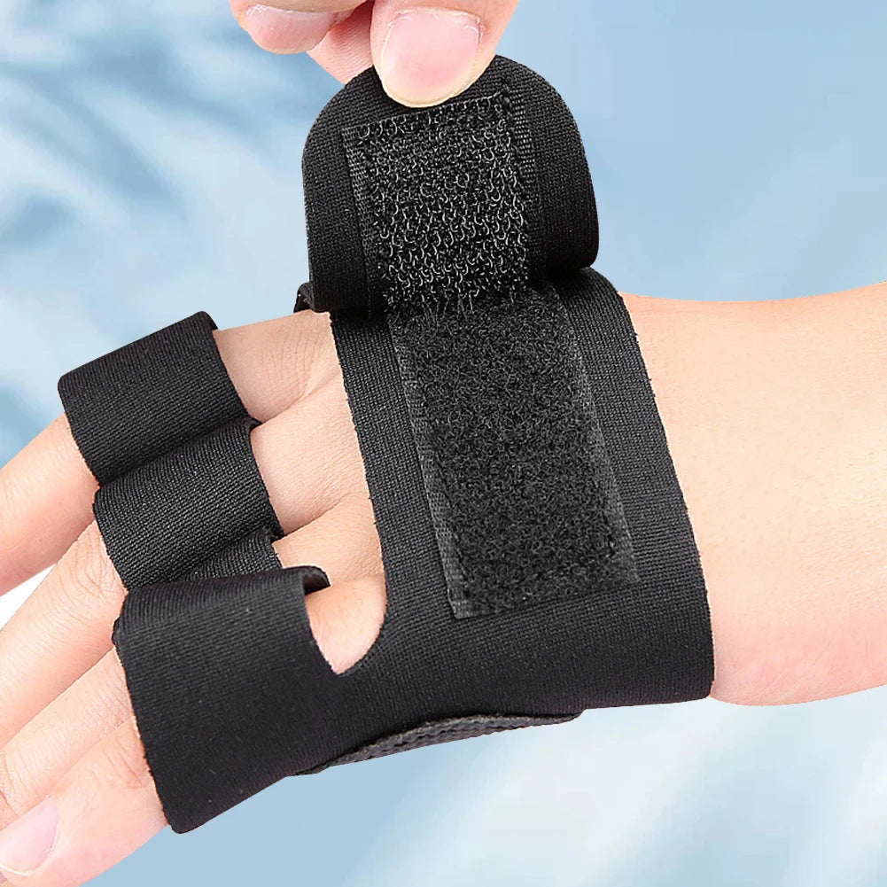 Dumbbell Gloves Breathable Weight Lifting Gloves Palm Protection Fitness Sports Gloves with 4 Finger Ring for Gym Workout