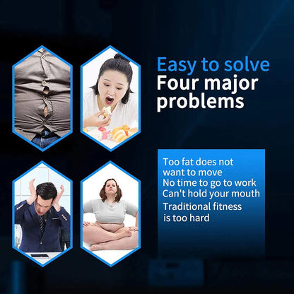 New USB Rechargeable EMS Muscle Stimulator ABS Arm 3 IN 1 Trainer Smart Wireless Fitness Abdominal Training Electric Body Slim