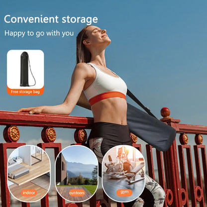 180/200CM Yoga Sliding Mat Sport Fitness Glide Pilates Skating Training Board Mat for Ice Hockey Roller Skating Leg Exercise