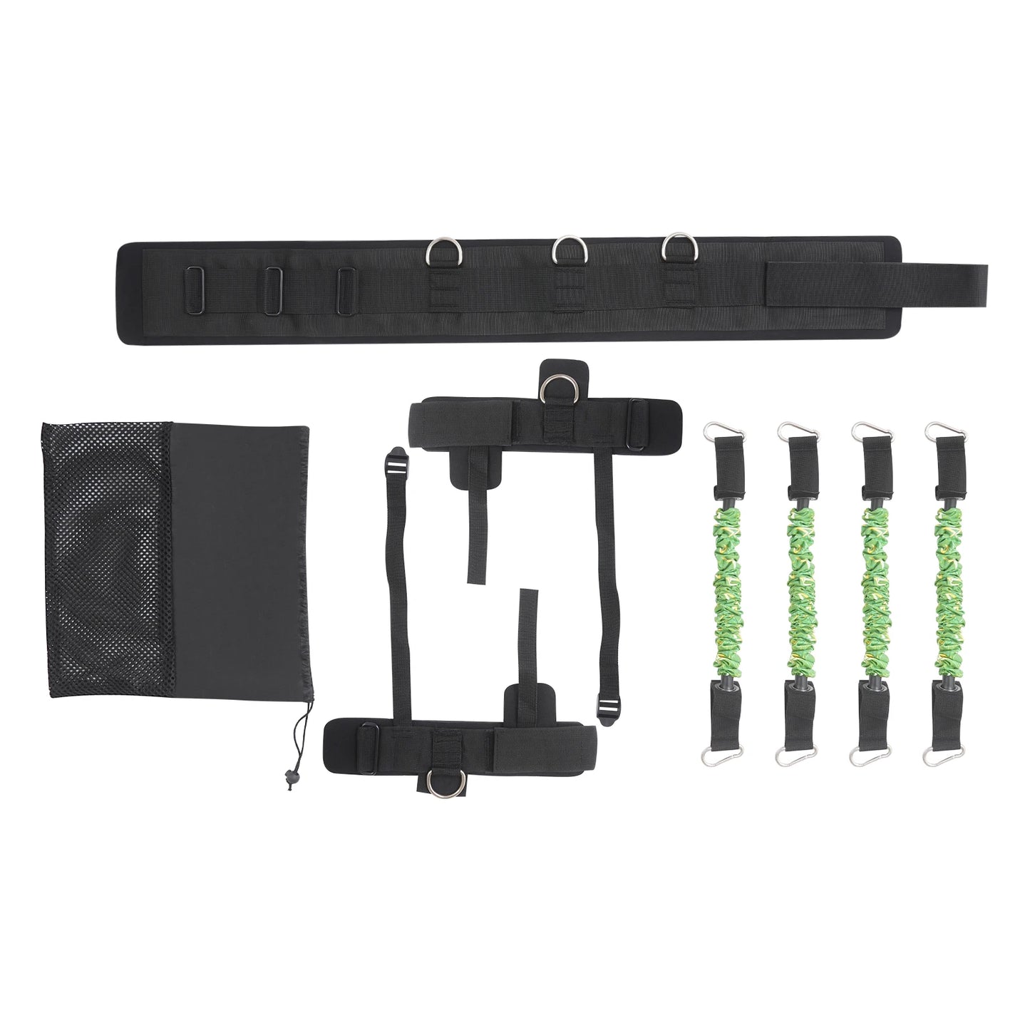 Jump Resistance Band Kit Leg Strength Resistance Band TPE Adjustable Vertical Jump Trainer Gym Equipment Accessories