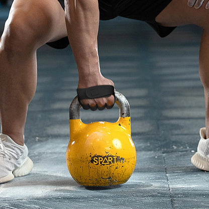 Dumbbell Gloves Breathable Weight Lifting Gloves Palm Protection Fitness Sports Gloves with 4 Finger Ring for Gym Workout