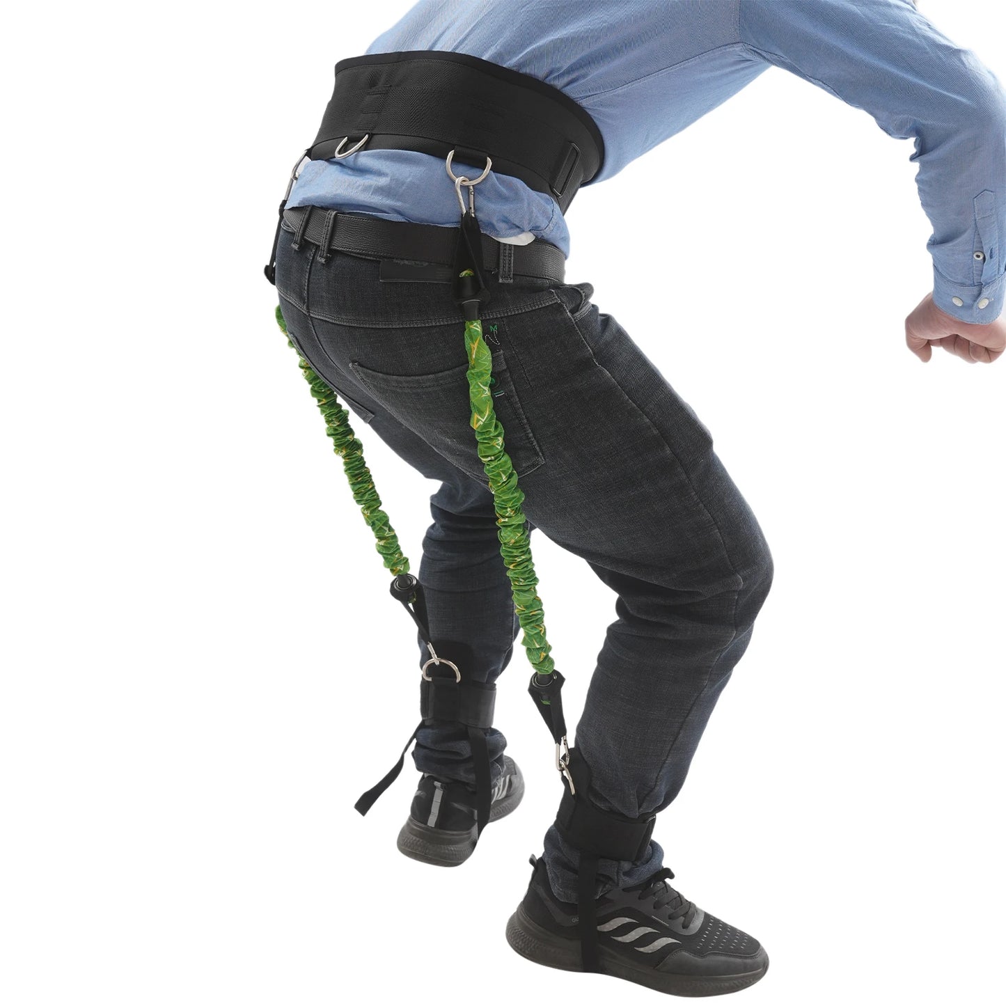 Jump Resistance Band Kit Leg Strength Resistance Band TPE Adjustable Vertical Jump Trainer Gym Equipment Accessories